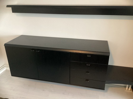 Image 1 of Wall Unit Interstar S 5000, Textured Oak Black