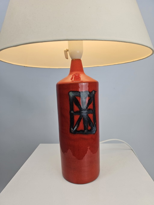 Table lamp ceramic Bartholdy Denmark 1970s