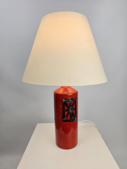 Table lamp ceramic Bartholdy Denmark 1970s