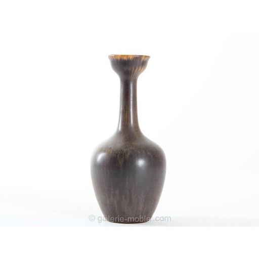 Scandinavian vintage ceramic vase model "ASI" by Gunnar Nylund for Rörstrand, 1960