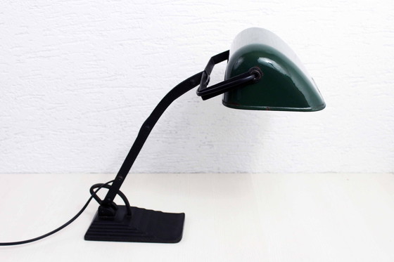 Image 1 of Lámpara de escritorio Art Déco, lámpara de banquero, década de 1930