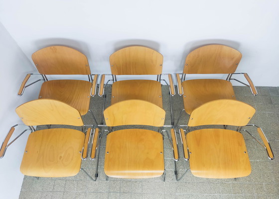 Image 1 of 6x Vintage dining chair