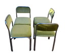 4 sedie dal design vintage.