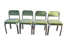 4 sedie dal design vintage.