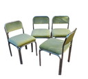 4 sedie dal design vintage.