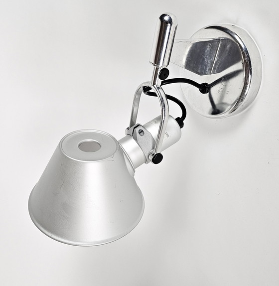 Image 1 of Artemide - Tolomeo Faretto - Michelle de Lucchi & Giancarlo Fassina - model Micro - table lamp - silver - 90's