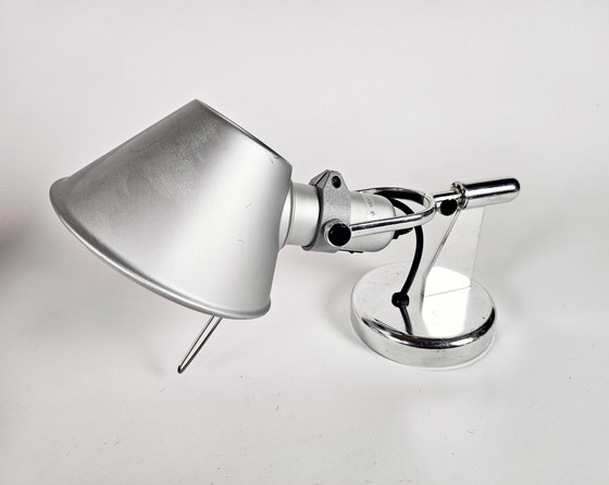 Image 1 of Artemide - Tolomeo Faretto - Michelle de Lucchi & Giancarlo Fassina - model Micro - table lamp - silver - 90's