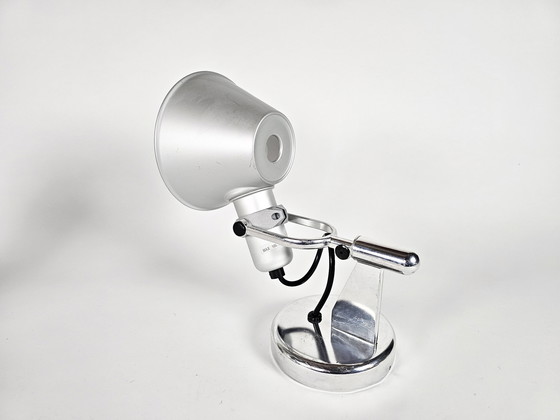 Image 1 of Artemide - Tolomeo Faretto - Michelle de Lucchi & Giancarlo Fassina - model Micro - table lamp - silver - 90's