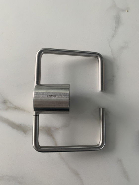 Image 1 of Blomus stainless steel toilet roll holder