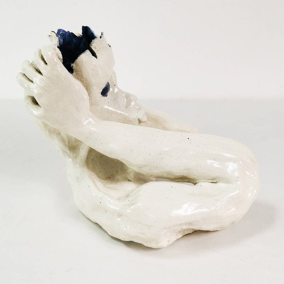 Image 1 of Vintage fired ceramic sculpture, England 1990
