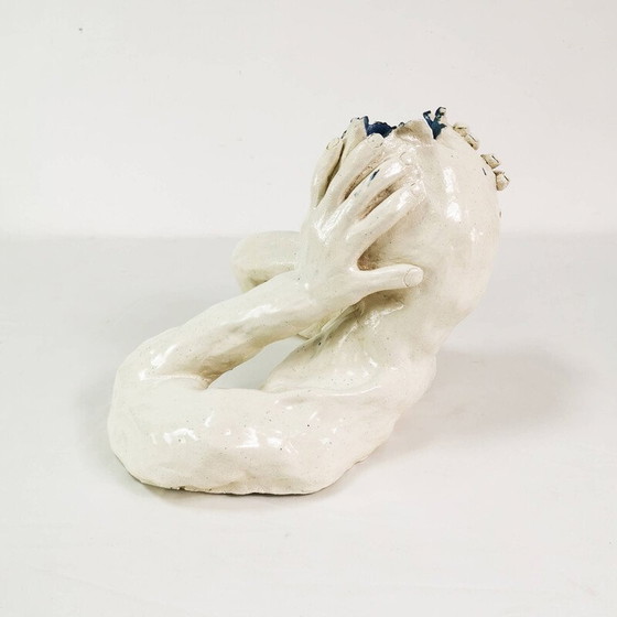 Image 1 of Vintage fired ceramic sculpture, England 1990