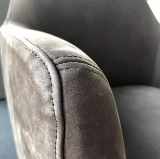 Image 1 of Flexform Luce Fauteuil en cuir Nabuck