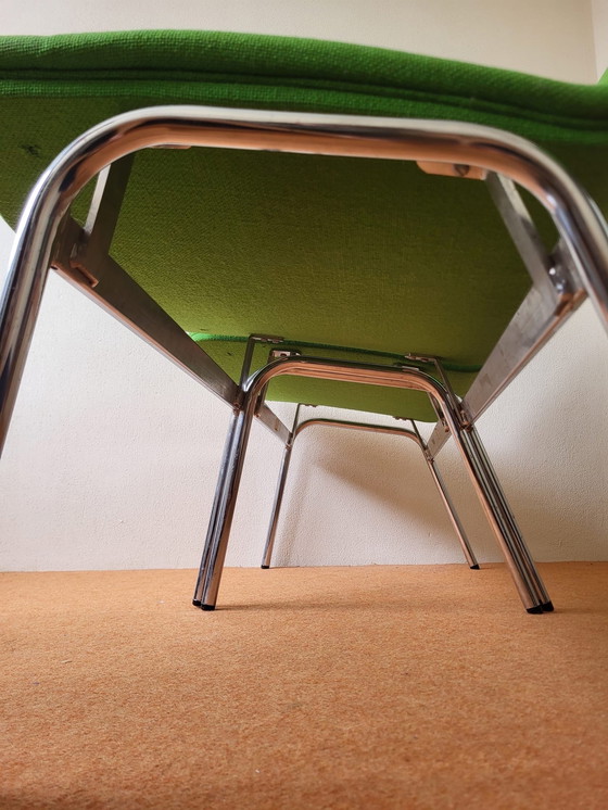 Image 1 of 4x Danish Vintage Armchairs, Green