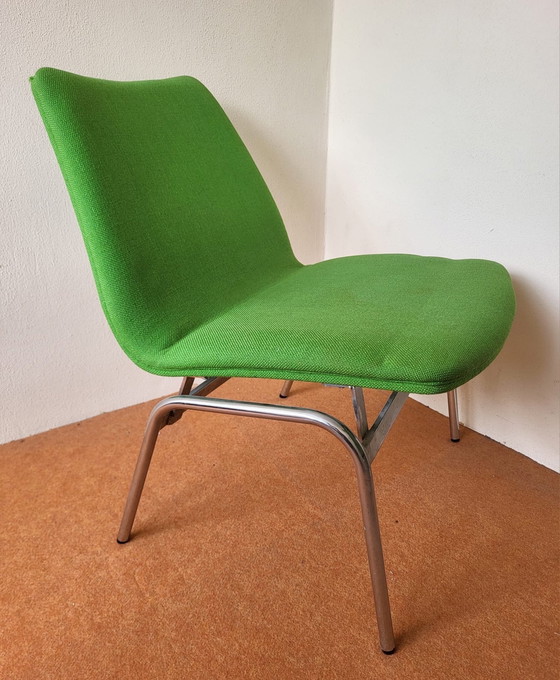 Image 1 of 4x Danish Vintage Armchairs, Green