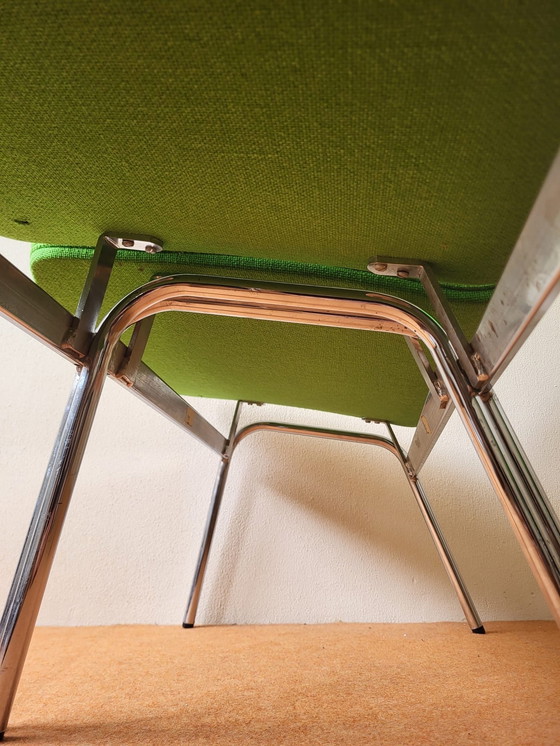 Image 1 of 4x Danish Vintage Armchairs, Green