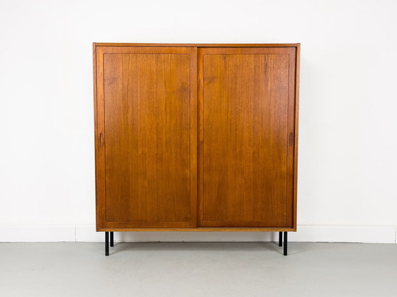 Image 1 of Cabinet danois en teck de Carlo Jensen pour Hundevad & Co, 1960s