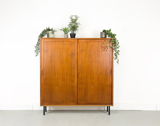 Image 1 of Cabinet danois en teck de Carlo Jensen pour Hundevad & Co, 1960s