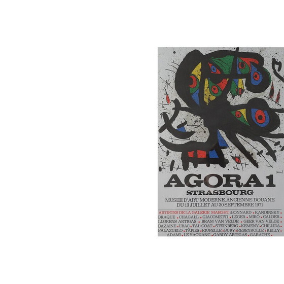 Image 1 of Dipinto d'epoca di Joan Miró, 1971