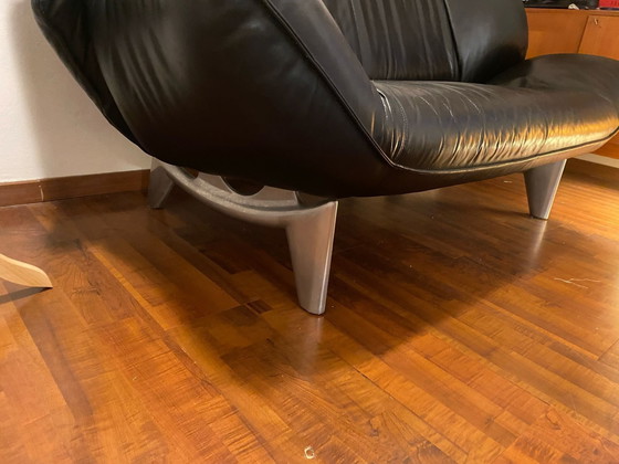 Image 1 of Leolux Tango 2 Seater Black