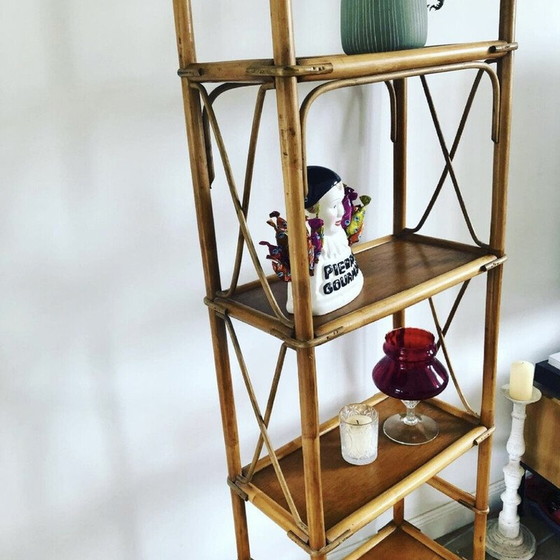 Image 1 of Mensola in rattan vintage