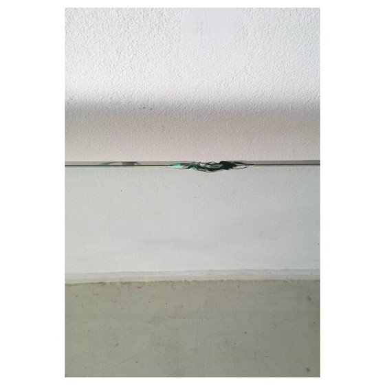 Image 1 of Brass and steel console by Peter Ghyczy - 1990s