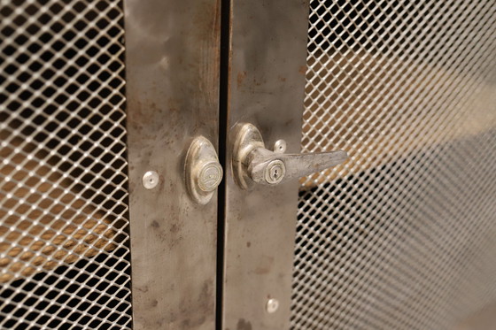 Image 1 of Industrial Iron Cabinet From The 1950S, Czechoslovakia