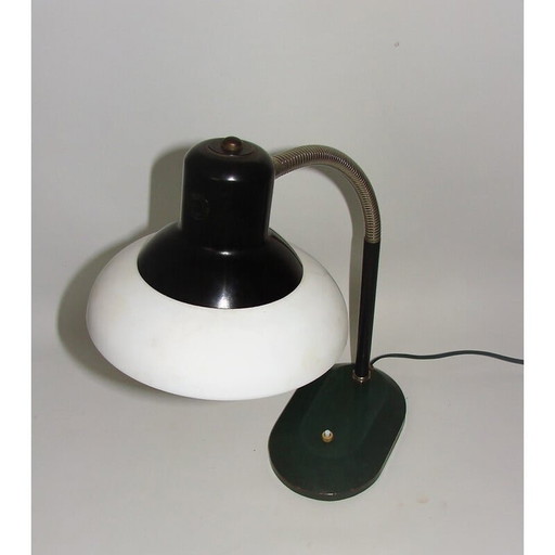Vintage Nolta lux iurk lamp in metal and glass, 1930s