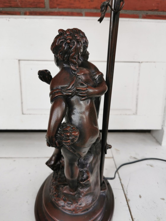 Image 1 of Art Nouveau/Baroque Table Lamp