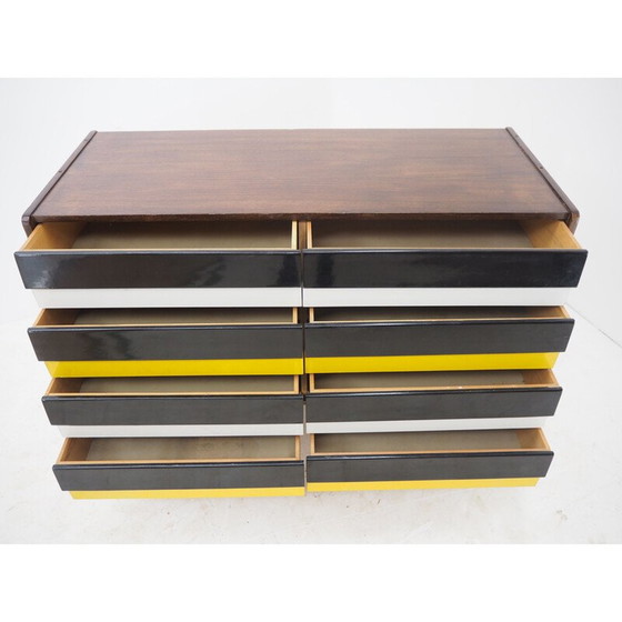 Image 1 of Cassettiera vintage in legno e laccato di Jiri Jiroutek, Cecoslovacchia 1960
