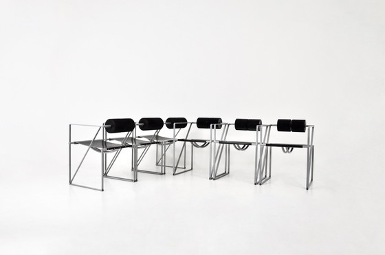 Image 1 of "Seconda 602” Chairs By Mario Botta For Alias, 1980S, Set Of 6