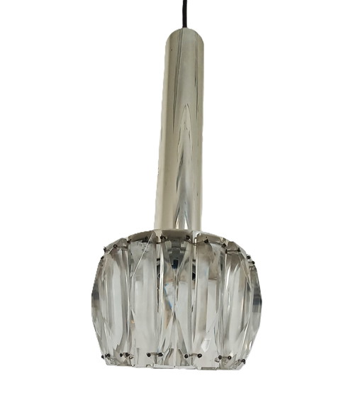 Vintage crystal hanging lamp