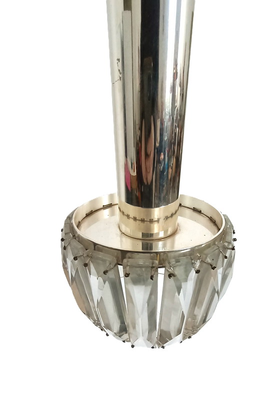 Image 1 of Vintage crystal hanging lamp