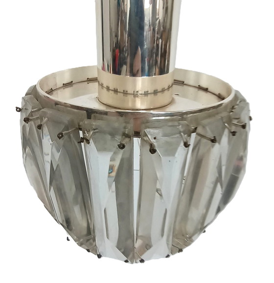 Image 1 of Vintage crystal hanging lamp