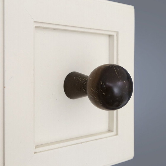 Image 1 of Set of 3 vintage wooden wall hooks, Italy 1970