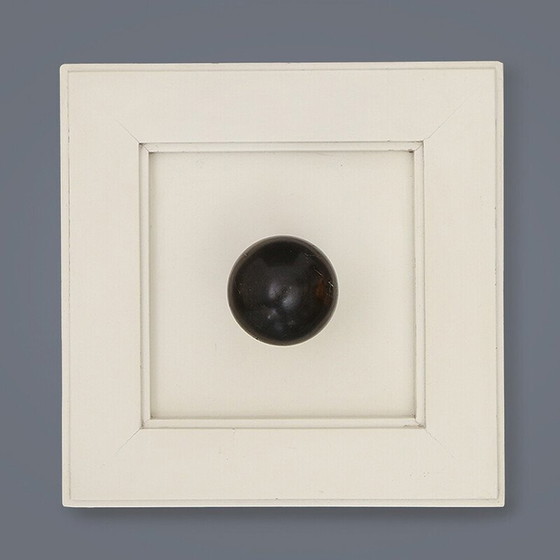 Image 1 of Set of 3 vintage wooden wall hooks, Italy 1970