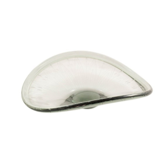 Image 1 of Vintage smoked glass dish Selandia by Per Lütken, 1950