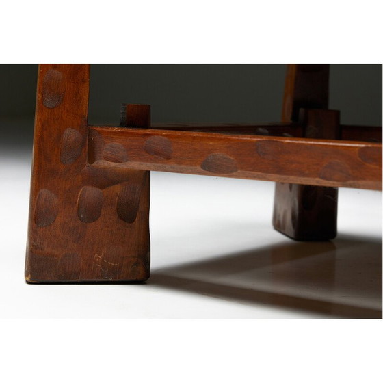 Image 1 of Vintage artisan organic coffee table, France 1950s