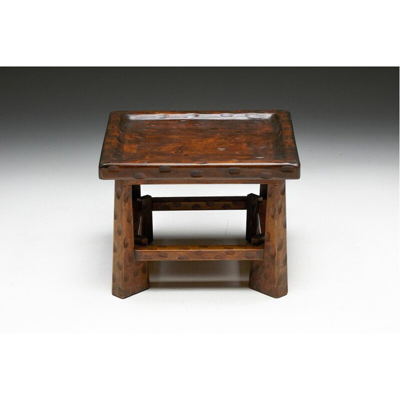 Image 1 of Vintage artisan organic coffee table, France 1950s