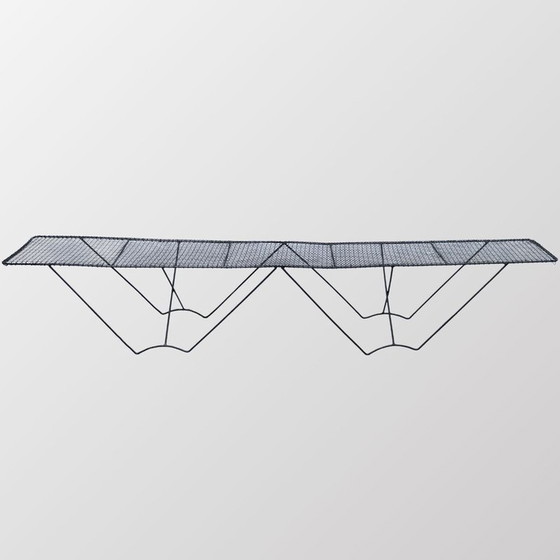 Image 1 of Vintage wire-mesh bench, Italy 1950