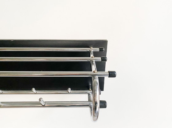 Image 1 of Porte-manteau mural vintage chromé