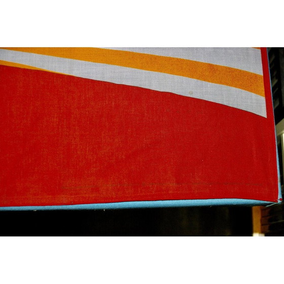 Image 1 of Sciarpa vintage in seta "giorno del sole" di Jean Michel Folon per Charles Steiner, 1979