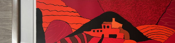 Image 1 of Screenprint Ronald Boonacker - Villa Montesogione