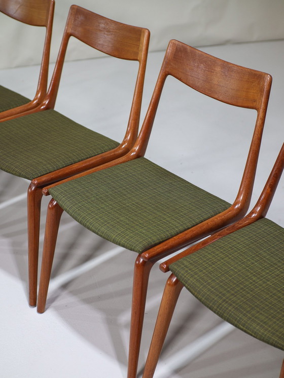 Image 1 of 6X Dining chairs Boomerang 370 Alfred Christensen Danish