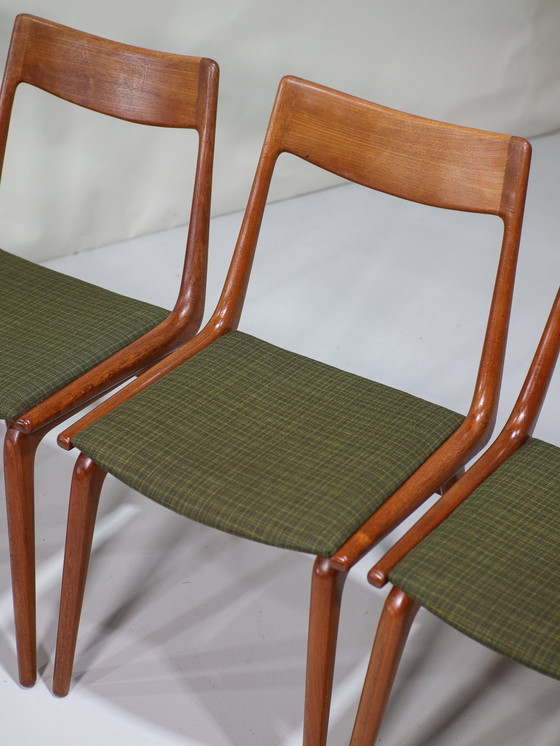 Image 1 of 6X Dining chairs Boomerang 370 Alfred Christensen Danish