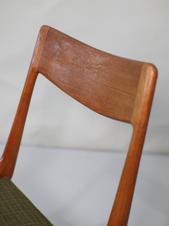 Image 1 of 6X Dining chairs Boomerang 370 Alfred Christensen Danish