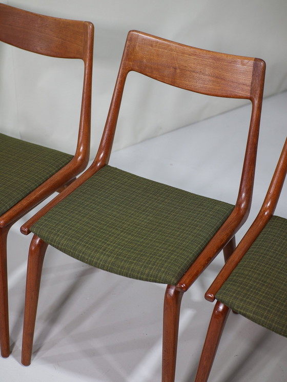 Image 1 of 6X Dining chairs Boomerang 370 Alfred Christensen Danish