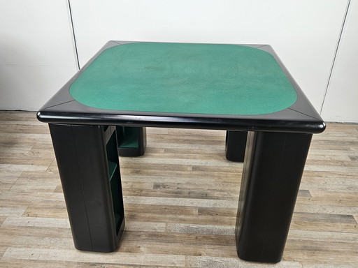 Vintage Gaming Table By Pierluigi Molinari For Pozzi Milano, 1970S