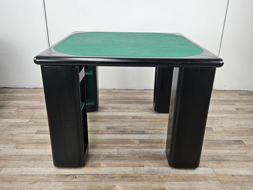 Vintage Gaming Table By Pierluigi Molinari For Pozzi Milano, 1970S