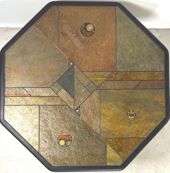 Image 1 of Paul Kingma Brutalist Coffee Table Octagonal