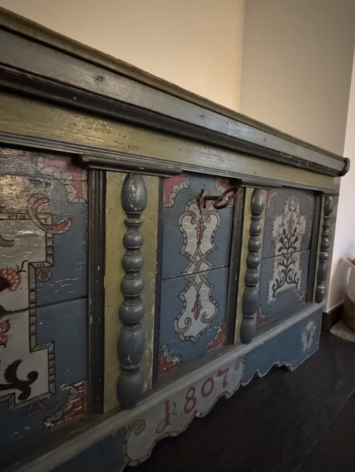 Antique chest of drawers, wood, rustic furniture, antique